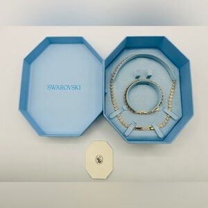 Swarovski Gold and Silver Jewelry Set